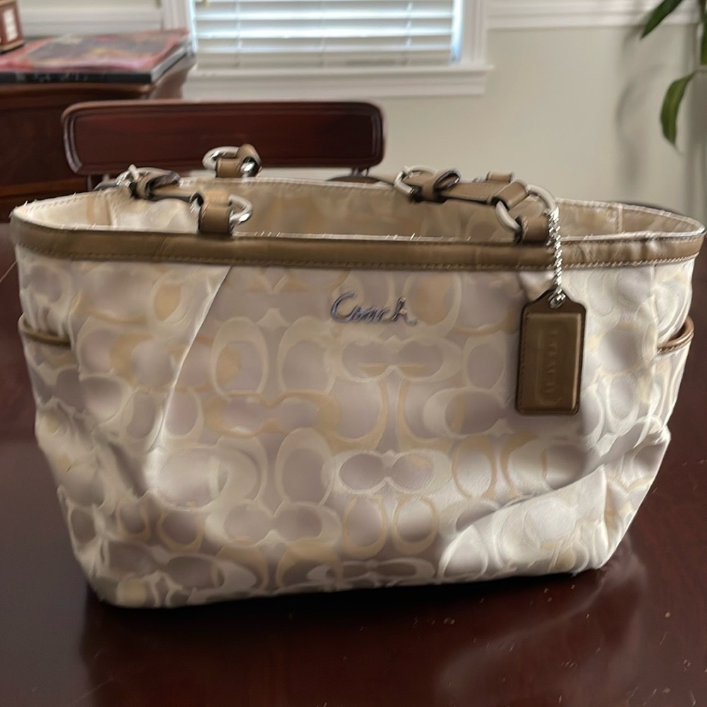 Coach Signature East West Gallery Tote